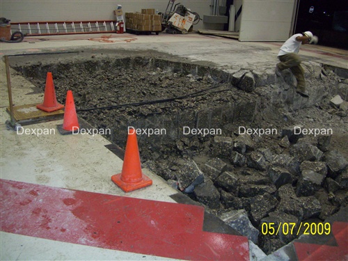 Controlled Demolition of Concrete Foundation, Reinforced Concrete Cutting