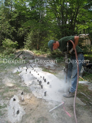 Dexpan Rock Breaking, Rock Excavating, Rock Blasting, Rock Demolition, Rock Drilling