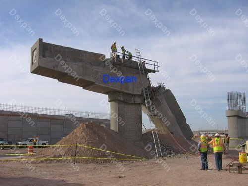 Dexpan Reinforced concrete bridge piers demolition, No Blasting
