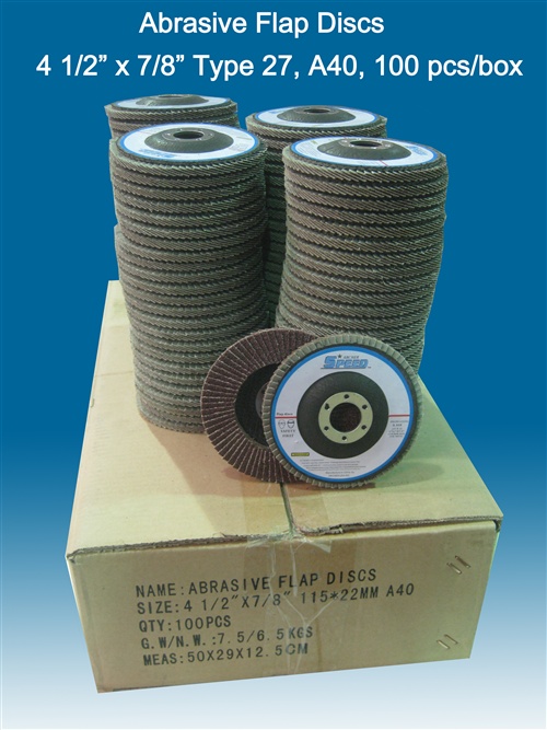 Abrasive Flap Discs for metal grinding, metal polishing