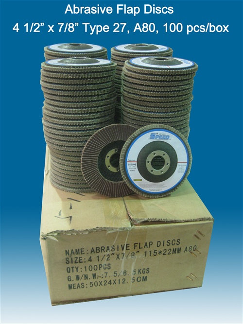 Abrasive Flap Discs for metal grinding, metal polishing