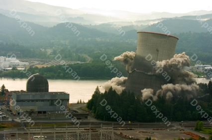 Controlled Blasting Explosive Demolition Implosion